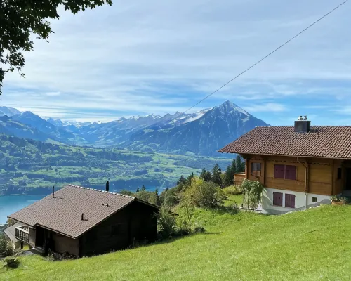 Apartment with Great View in a Hotel with Pool, Sauna and Fitness Hotels in Beatenberg