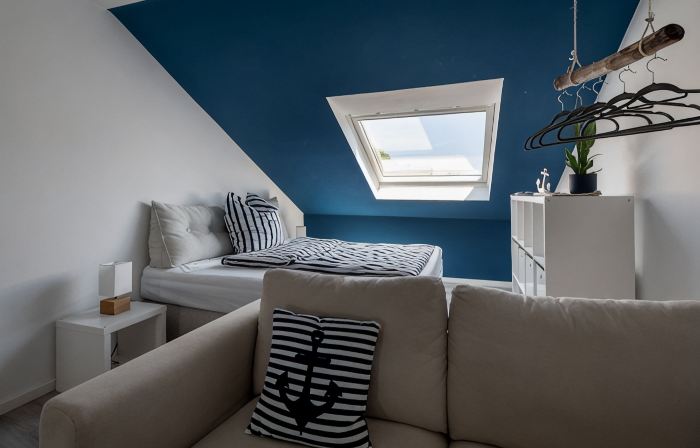 Apartment Koje in Schillg, walking distance to the beach, WLAN, parking, Sky