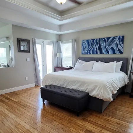 Beautiful two-story single family beach home with a private pool and ocean views