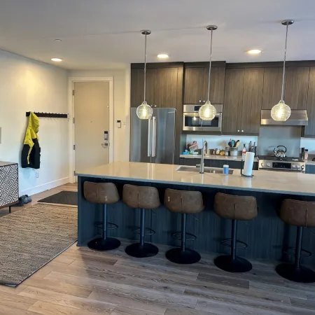 4 bedroom 3 bath with hot tub right on the mountain at Big Sky