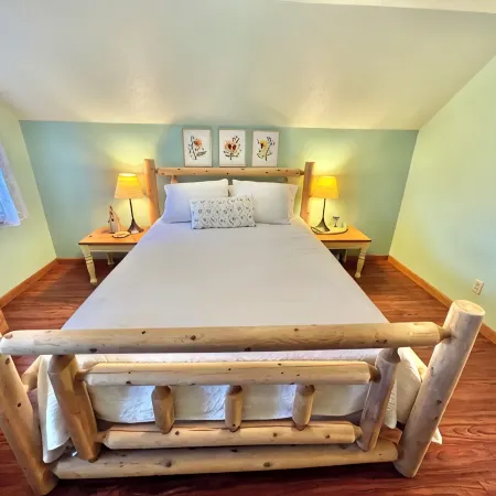 The Stone Cottage! Private with incredible views of the River and Mountains.