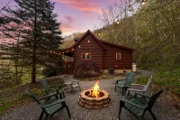 Long Mtn. Views - Covered Porch - Rockers - Fire Pit - Gated - Clean - 5 Stars! - シャレー