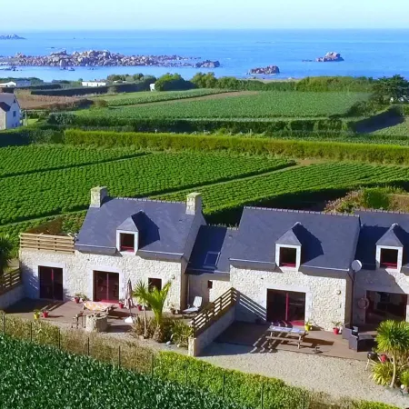 Stone House in Cleder near Sandy Beach