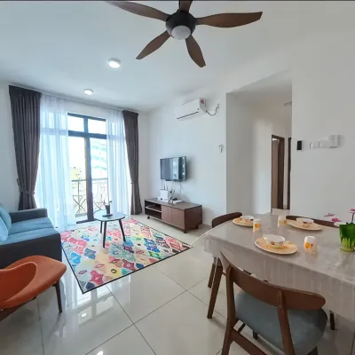 Desaru Town Comfy Condo (Pool/Netflix) 鄰近迪沙鲁海滩的酒店