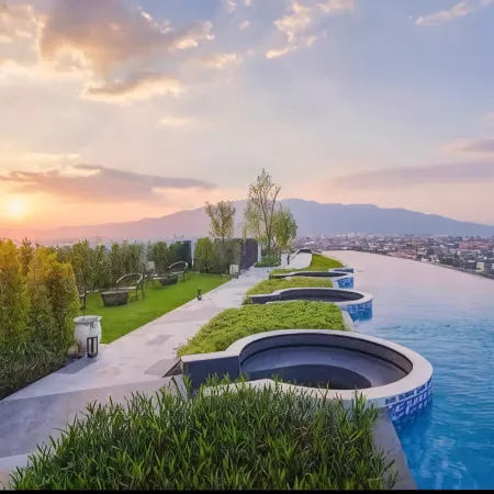 Astra Sky River Infinity Pool Sky City Apartment
