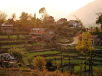 Annapurna Eco Village - Bergblick