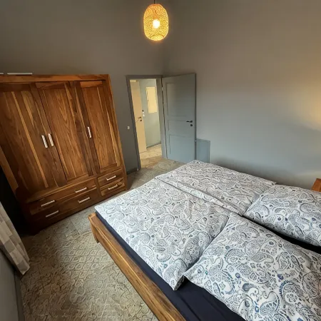 Neue Wohnung im Spargeldorf Schäpe mit Großem Südwest Sonnenbalkon Отели в г. Белиц