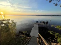 Escape to your own cabin with a private dock on the Petenwell Flowage. - Chalets