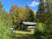 The perfect ADK log cabin getaway on 4 acres and 5 min. to town! Hotels in Schroon