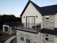Peaceful Getaway in Granbury with Private Fishing & Gameroom - balcony