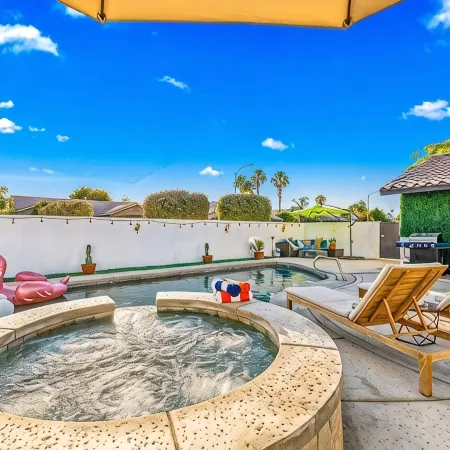 Desert Fun 4BR Retreat with Pool