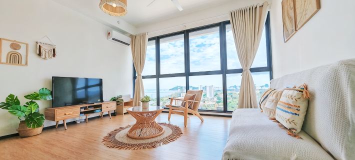 3410 City center sea view/infinity pool/night view Nanhua Hospital,local food Hotels in Jelutong