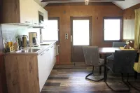 Forest hut with a view