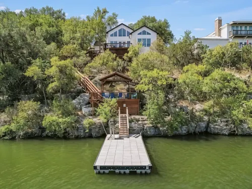 A rare find - bright gorgeous 3 bedroom home nestled on Lake Marble Falls! - 4-Star