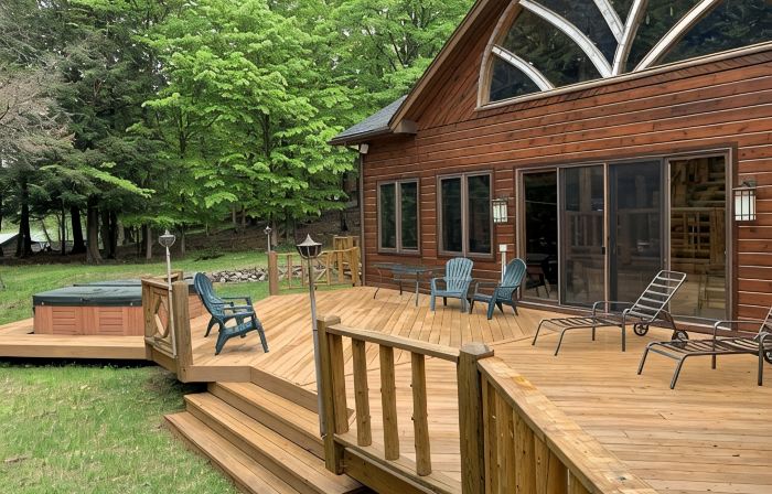 Adirondack Waterfront Lodge Close to Old Forge with A/C and Heated Garage