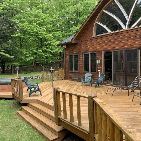 Adirondack Waterfront Lodge Close to Old Forge with A/C and Heated Garage