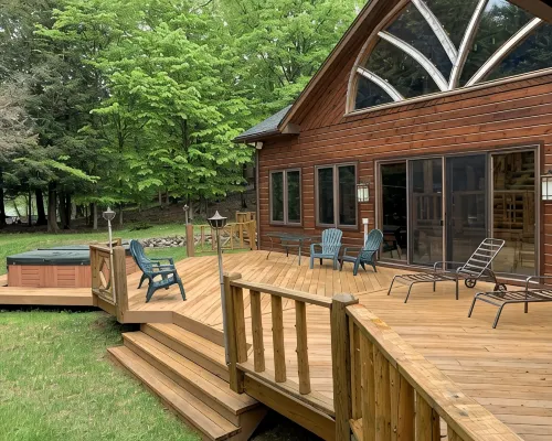 Adirondack Waterfront Lodge Close to Old Forge with A/C and Heated Garage Hotels in Webb