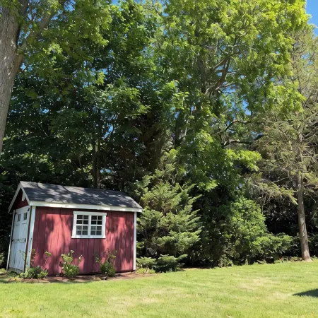 The Little Red Cottage - A cozy home steps away from private beach & wine trail.