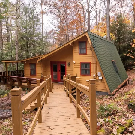 Dog-Friendly Cabin in Appalachian Mountains! -Near at, Firepit, with Hot Tub!