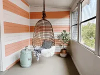 🍑 The Peach St. House - 1 Block to Park and Shops, close to beach! - 4-Star