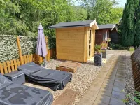Eichwald - "Häschen"<br>Idyllic vacation home in the countryside with garden sauna. - 2 stjerner