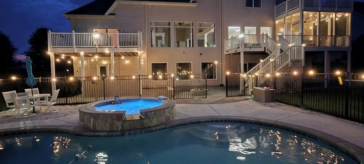 Lake Anna Waterfront, Private Pool&Spa, Pickle Ball, Tiki, Fire Pit, Basketball Hotels in Orange County