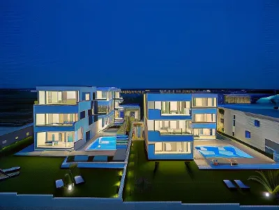 Apartments & Rooms Pool Villas Maris B Hôtels à : Novalja