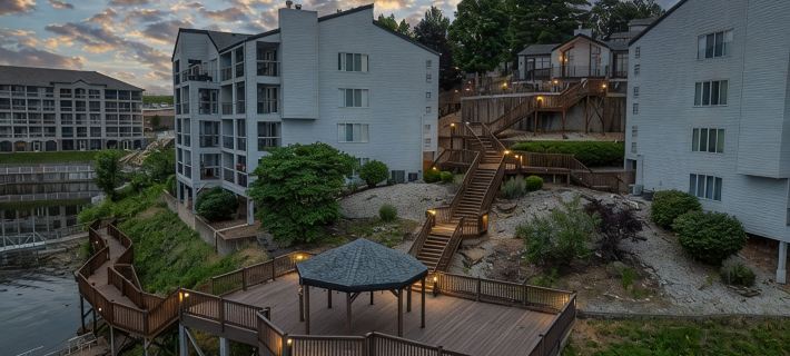 Bridgepointe ~Lakefront Condo with Stunning Main Channel Views & Private Deck! Hotels in Osage Beach