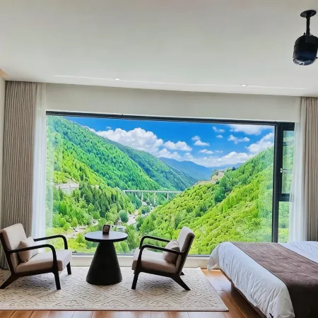 Ten miles of mountains and rivers light luxury B&B (Siguniang Mountain)
