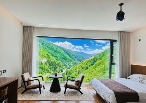 Ten miles of mountains and rivers light luxury B&B (Siguniang Mountain)