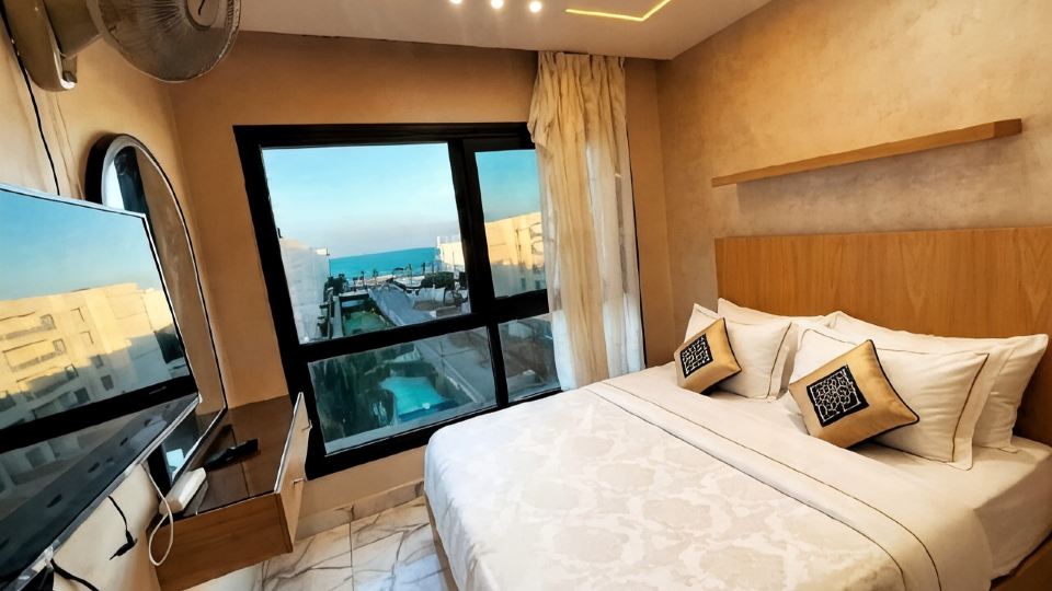 Modern Chalet with Garden Views and Shared Pool in Port Said