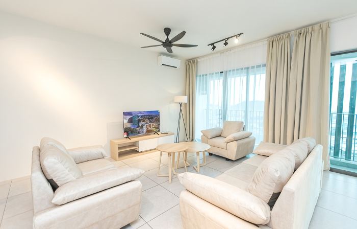 Penan9 Top Floor Seaview Swimming Pool Perai Condominium