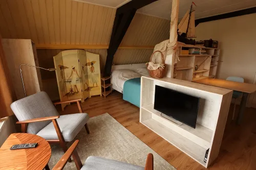 Studio Havenzicht on top location in the historic town of Veere - Apartemen