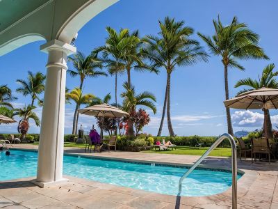 Lahaina Shores 406 Beach Front Mountain View