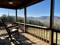 A two-bedroom mountain cabin with a priceless view