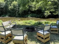 Village Home with 15 acre backyard on the river