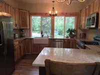 Surrounded by State Forest land, near Knik River Tailrace fishing, luxury detail - 4-Star