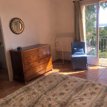 In les Issambres: Villa for 12 People, with a Pool, a Bocce Court, and a Beautiful Ocean View