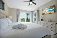 Beachfront Villa with Heated Pool Mini Golf Fire Pit and Spacex Views - 4-Sterne