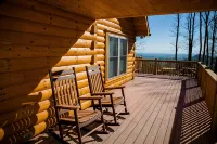 #1 VIEWS BLACK-MT.- LUX LOG ESTATE. / HOT TUB / GAME ROOM / PET FRIENDLY / GATED - Chalets