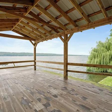 Lakefront Home - Seneca Wine Trail Hot Tub & Sunset View with Firepit, Private
