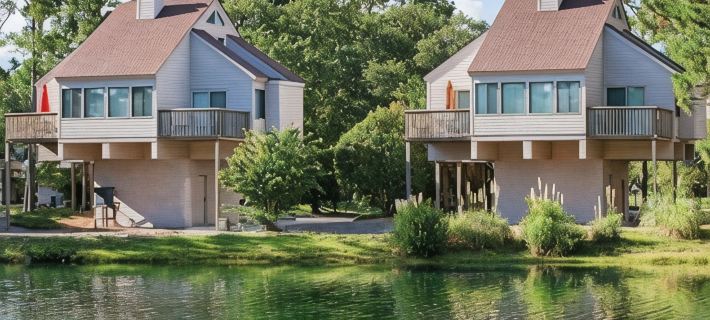 Waterwood Townhome Hoteles en New Bern