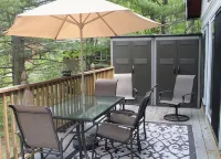 Lake view home with water access