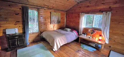 Charming Off- Grid cabin 5 min from the ocean in Midcoast Maine