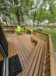 Evergreen Lodge,Waterfront Log Cabin,Wolf River,Partridge Lake,Fremont,Wisconsin