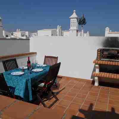 2 bedroom top floor apartment, swimming pool, Air-Con. Dining/Meeting Rooms