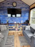 Oceanfront mini home, two decks, with spectacular views.