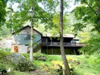 Rock Hill Retreat- a home with natural stone formations at every turn!