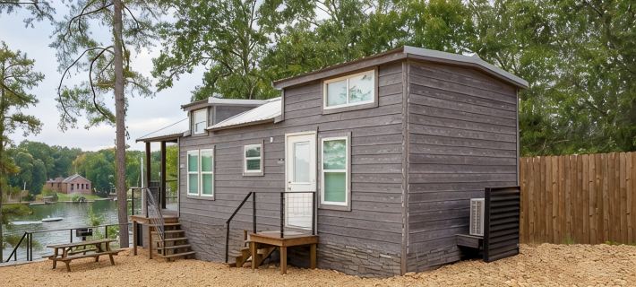 威爾遜湖畔360 North，近羅伯特·特倫特·瓊斯 豪華濱水微型小屋 科爾伯特縣住宿飯店