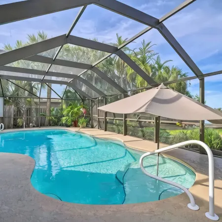 Private Oasis at the Beach with HEATED Pool, Dock and Boat…..Dolphin paradise!